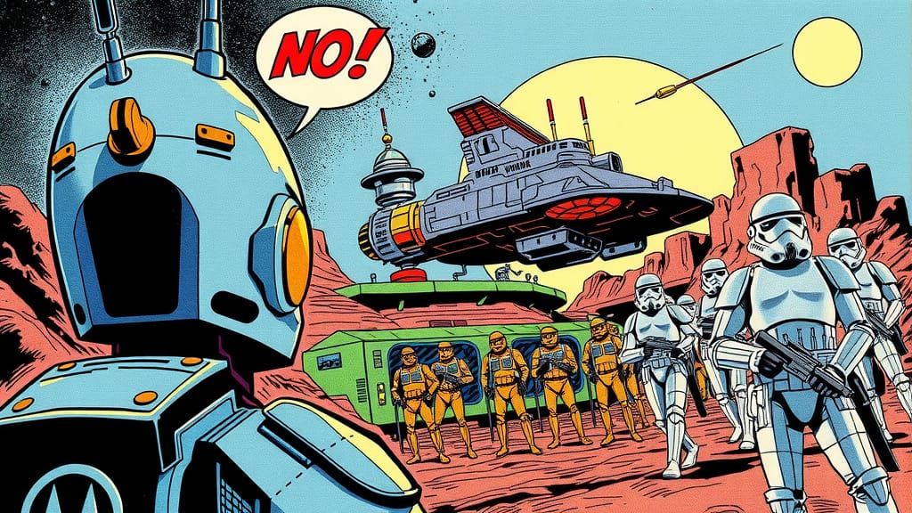 Classic Robot Hero Watches McQuarrie Starship Land in Retro ...