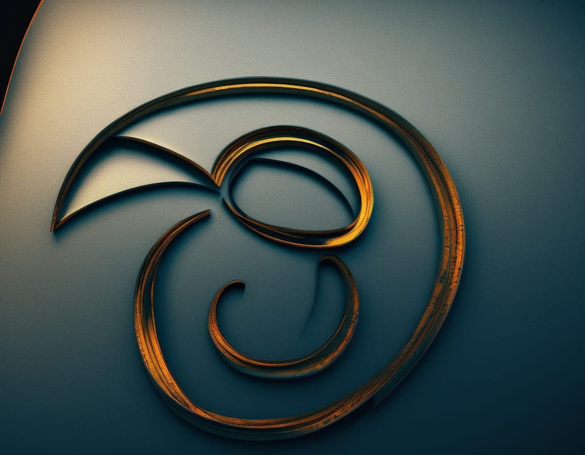 Cyberpunk-Inspired Clay Sculpture in Mid-Air