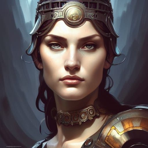 Ancient Roman Female Secret Agent Portrait