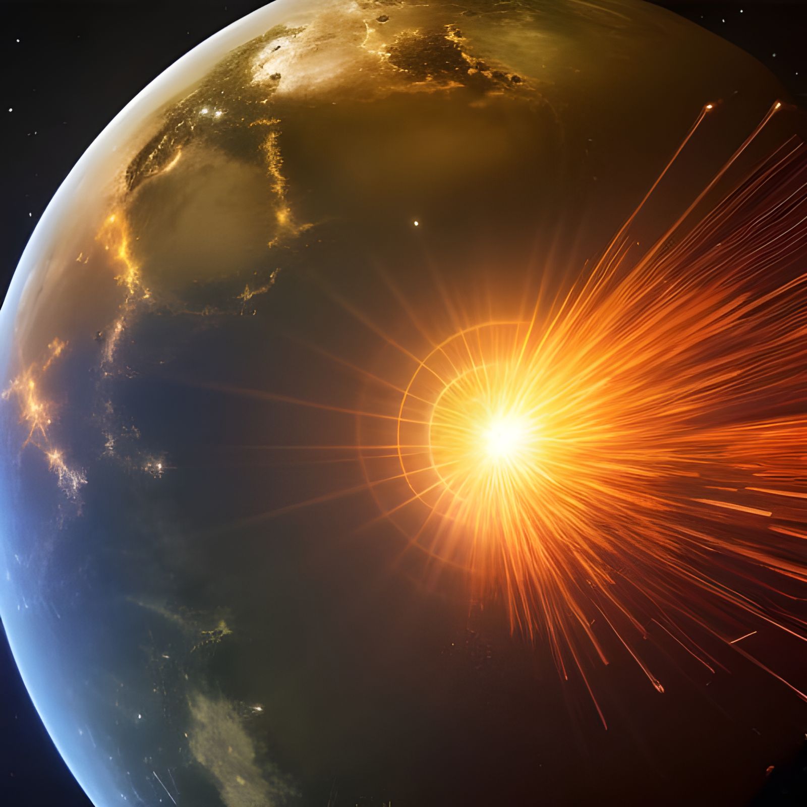 Spectacular Digital Painting of the Big Bang