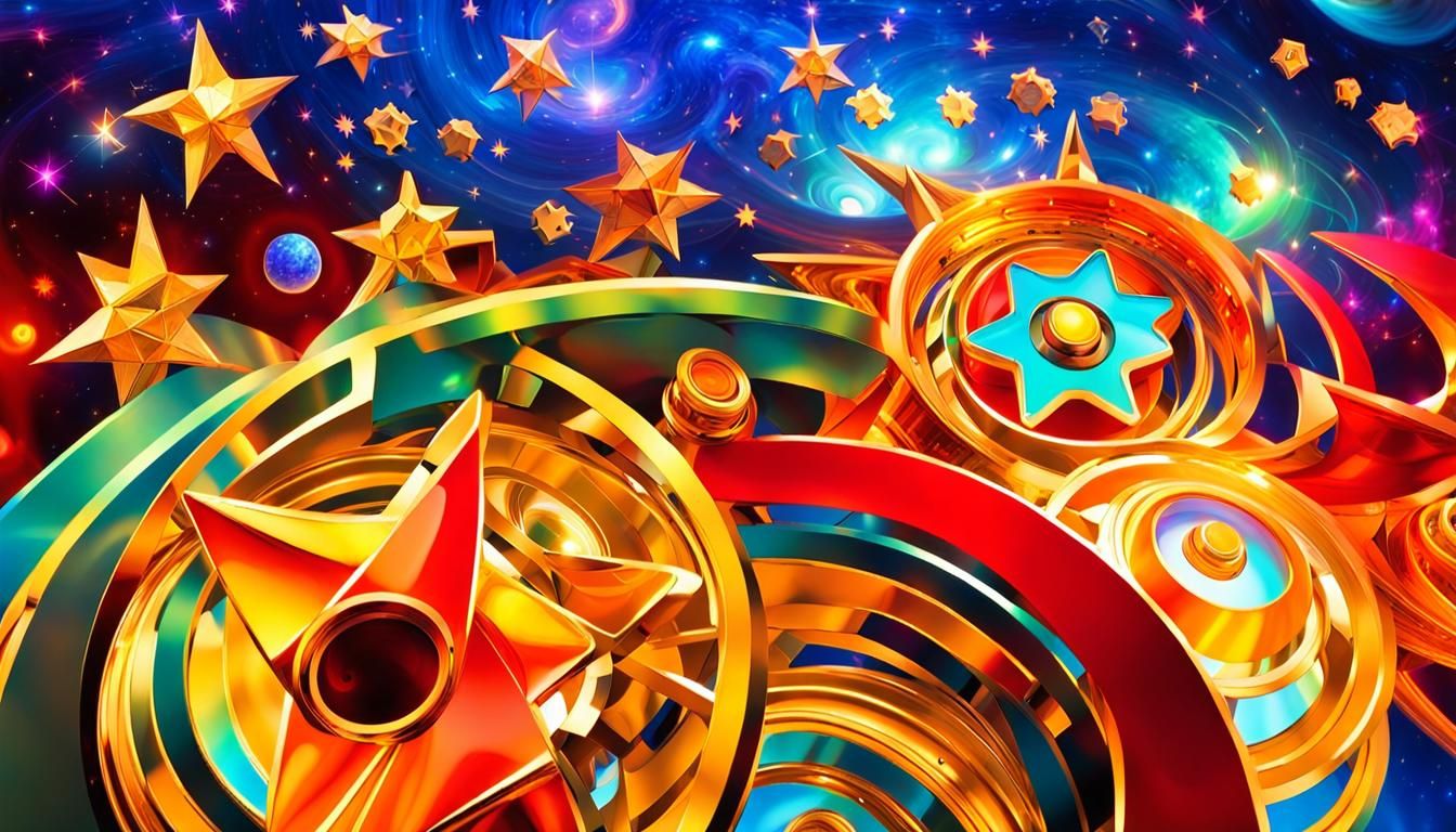 Mechanical Stars in Cubist Style with Cosmic Energy