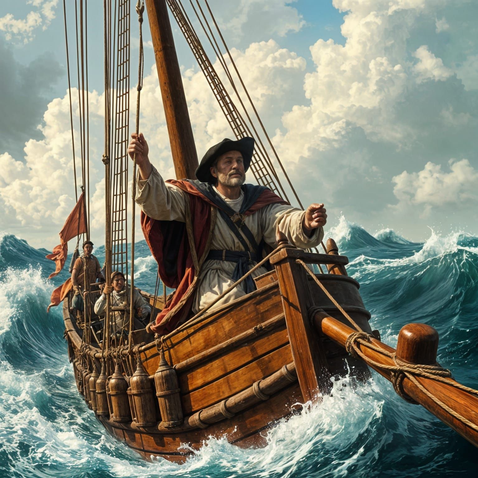 Columbus's Historic Transatlantic Voyage in 1492