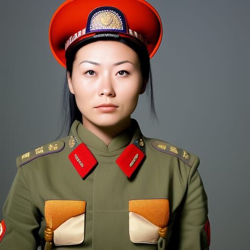 Portrait of a Chinese Soldier, Circa 2001