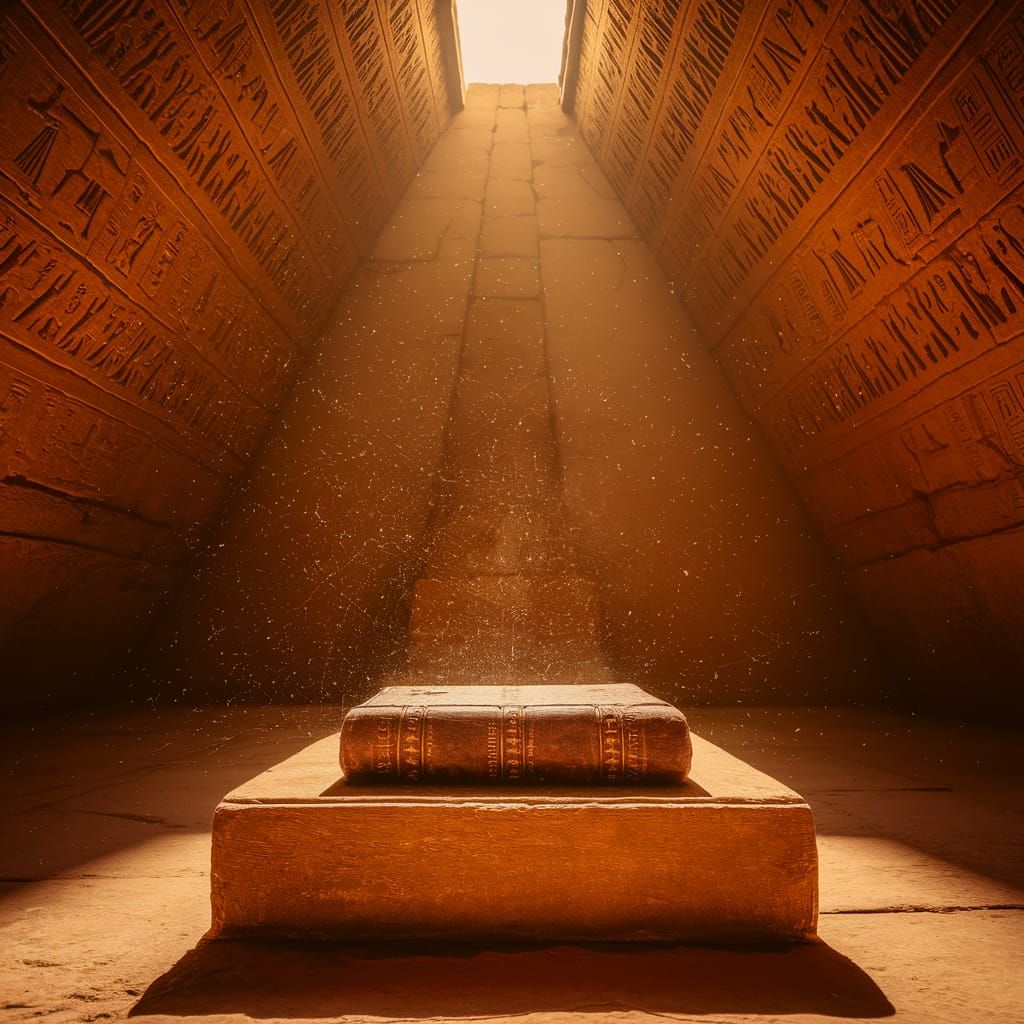 Thoth's Emerald Book Sanctuary Inside Egyptian Pyramid