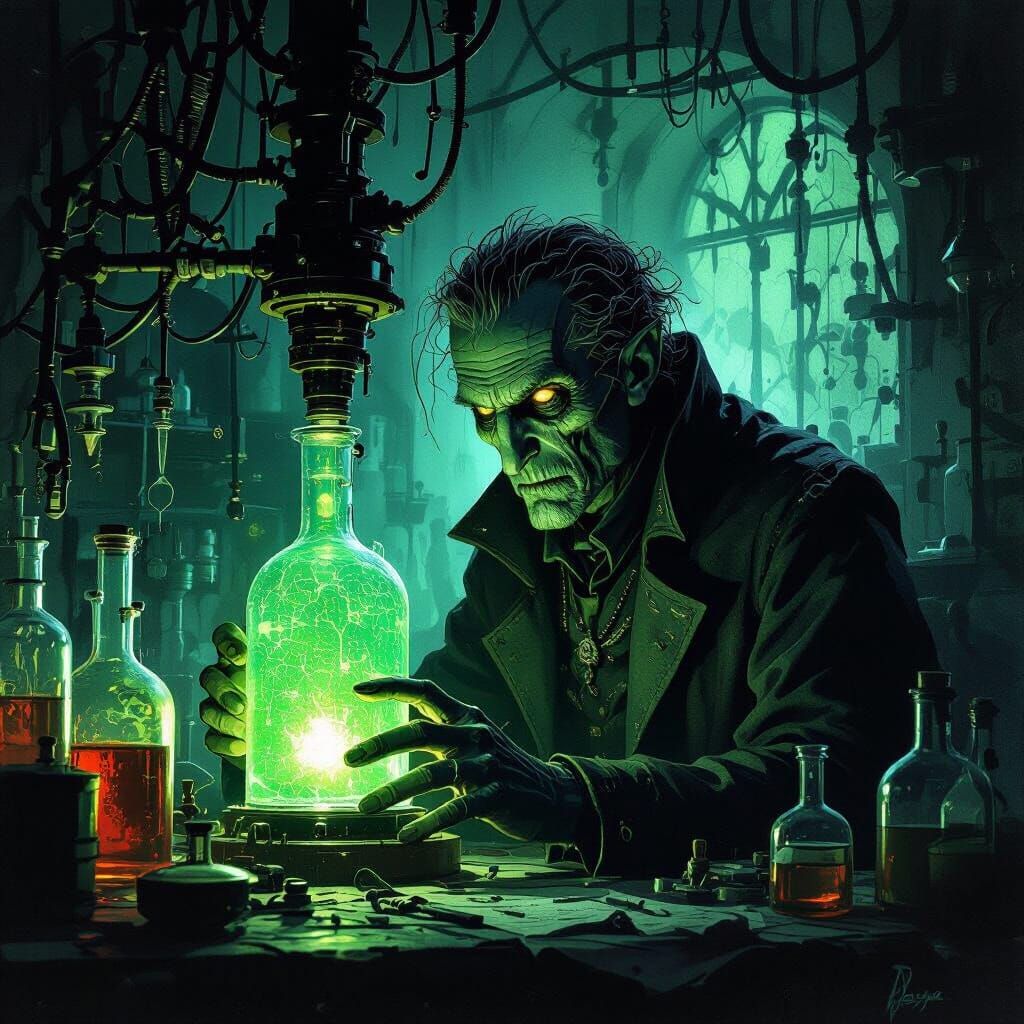 Evil Rengenologist in Dark Fantasy Lab