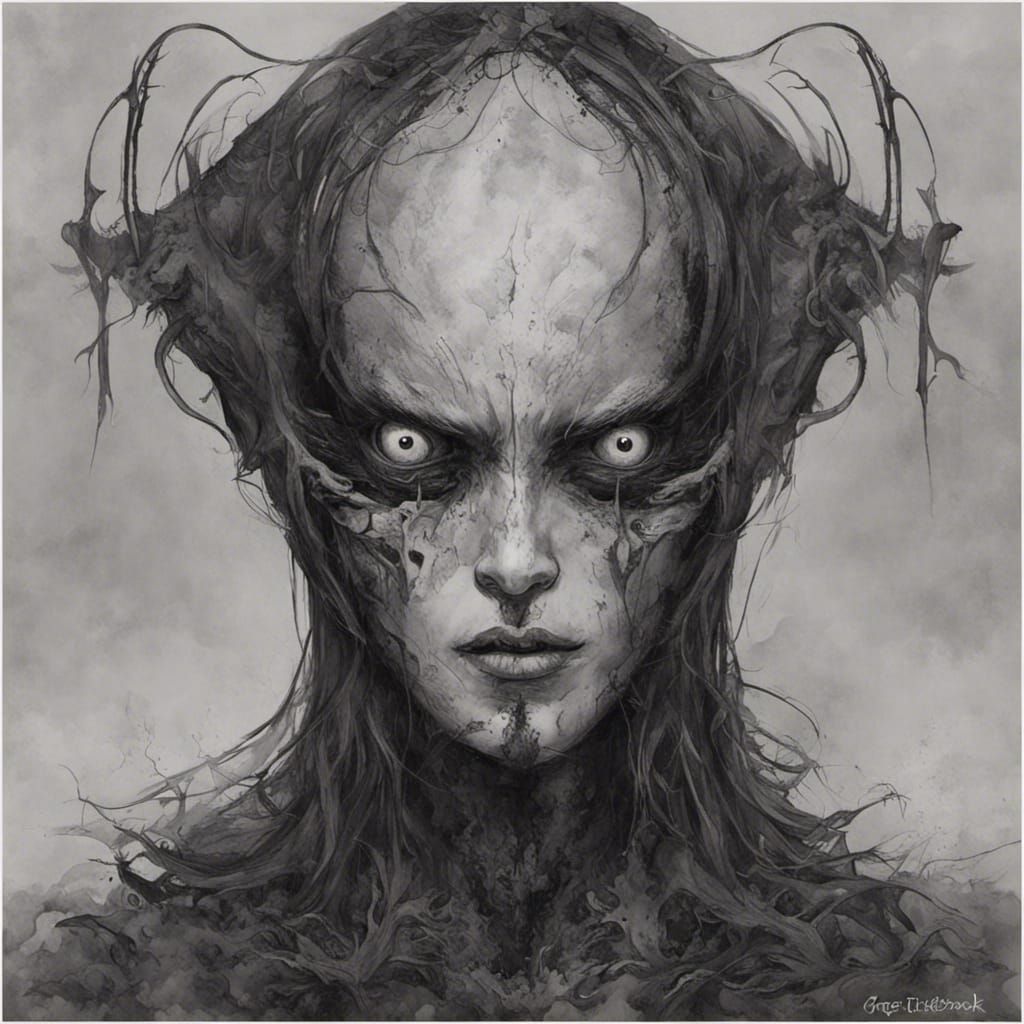 Sinister Weirdcore Eyes by Greg Rutkowski