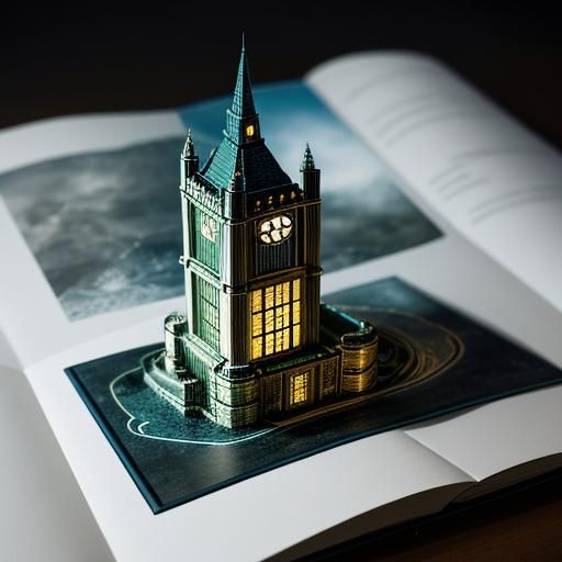 Dr. Who Pop-Up Book: Hyperrealistic Detail