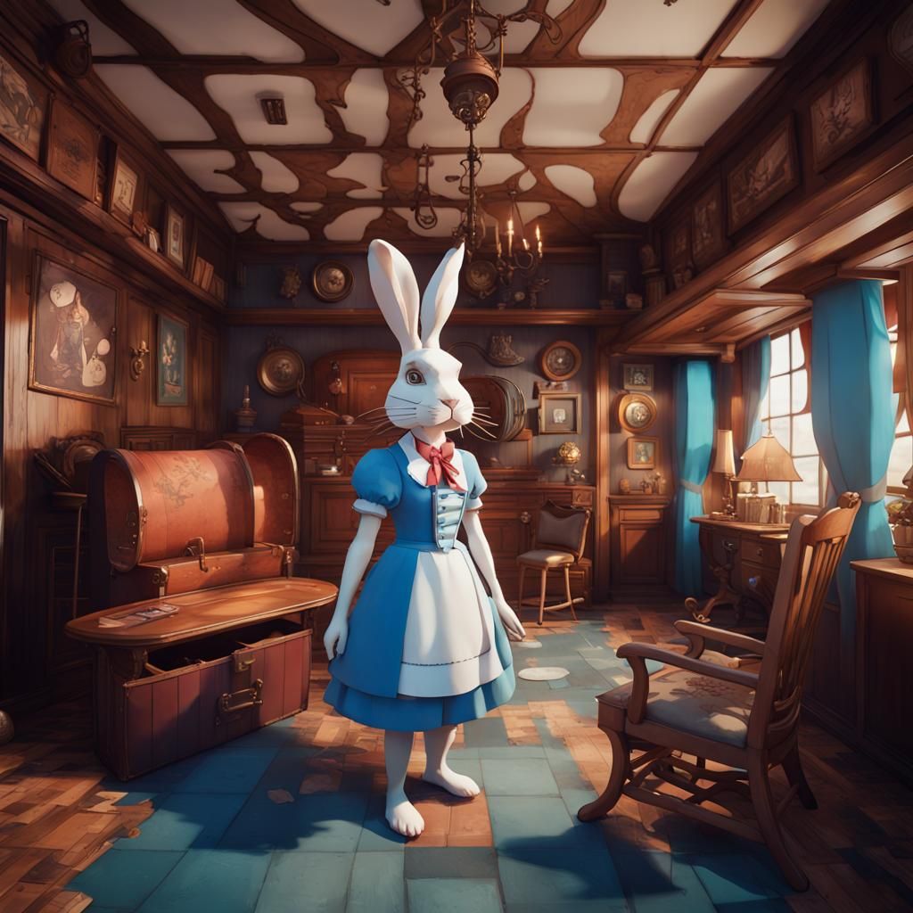 Alice in Wonderland: Mikado Palette, Cinematic 3D Render
