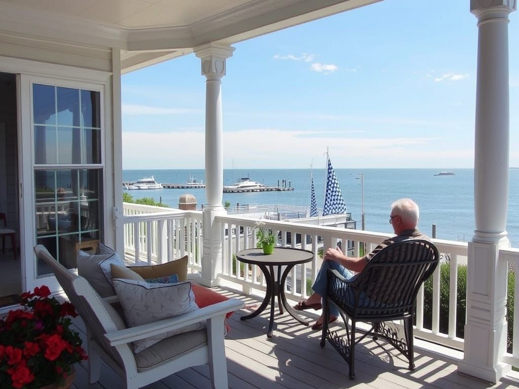 Bay View From Porch in Stone Harbor, New Jersey