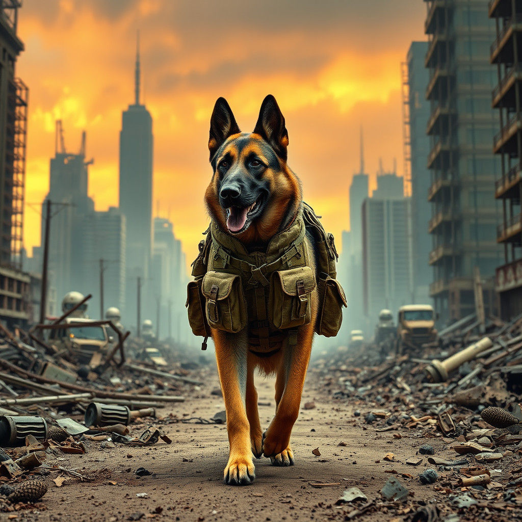 Tactical German Shepherd