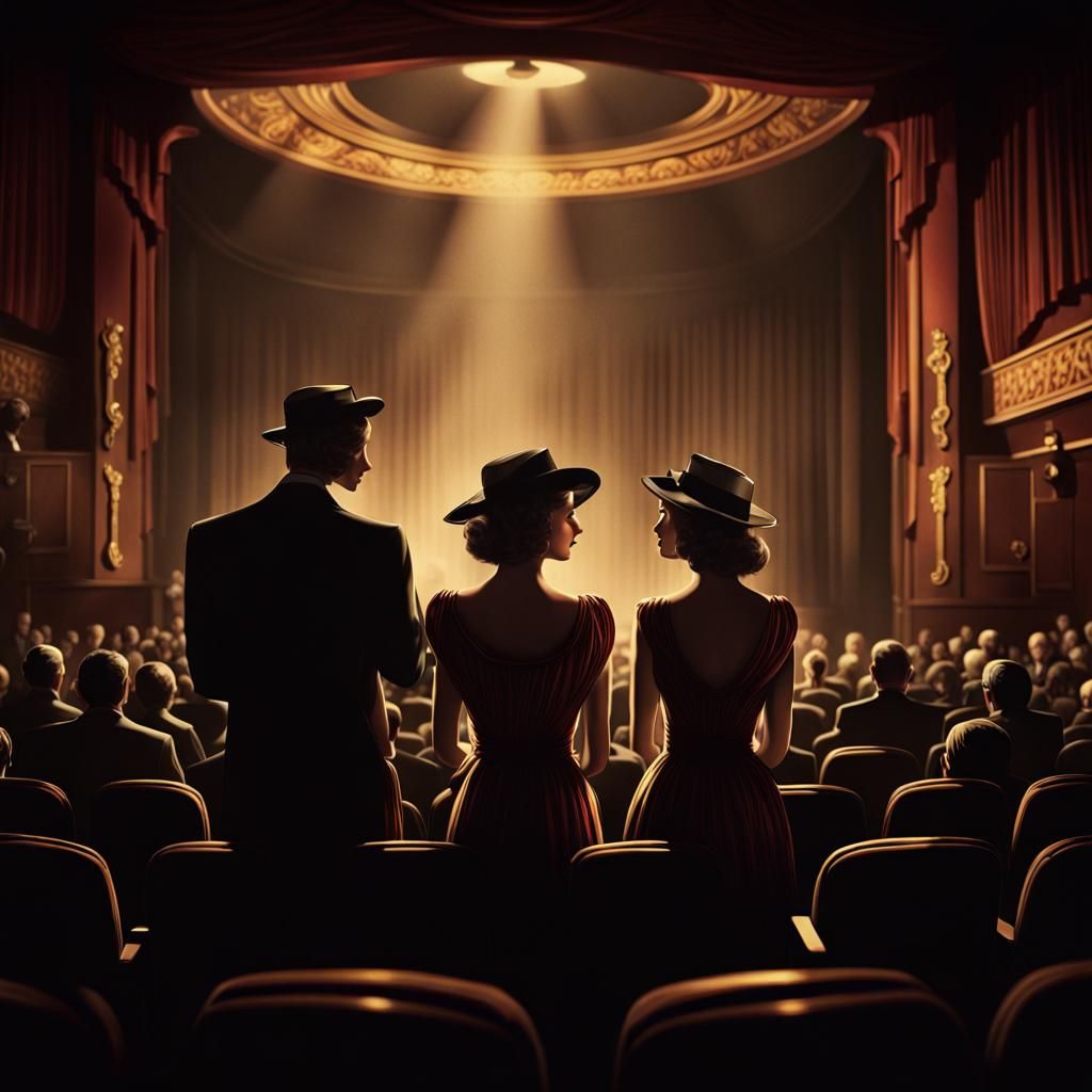 Enigmatic Presentation in Retro Theater: Film Noir Concept A...