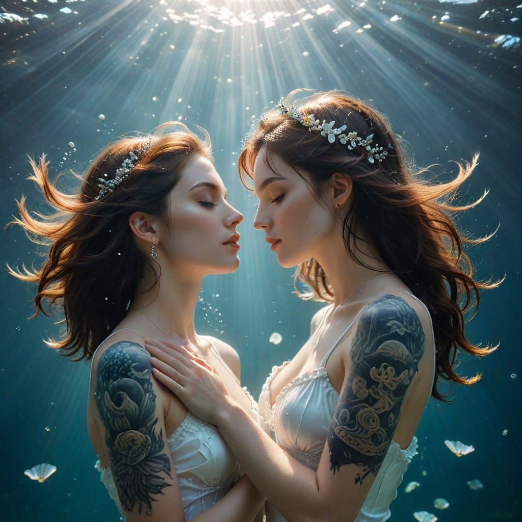 Floating underwater Ever-changing picture Hours out from lan...