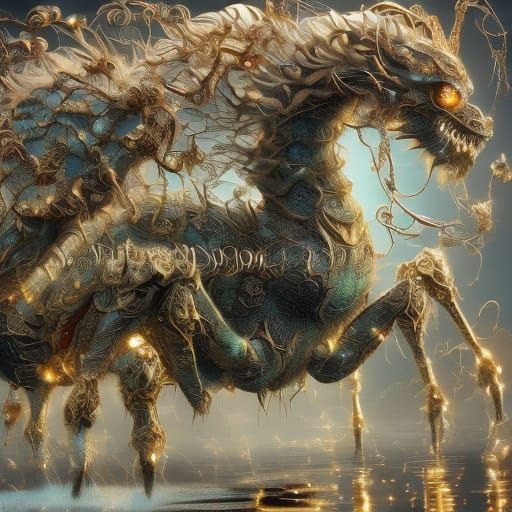 Ornate Chinese Dragon with Vibrant Scales and Glowing Eyes