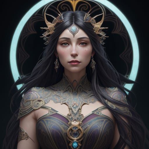 Mysterious Object Revered in Art Nouveau-Inspired, Hyper-Rea...