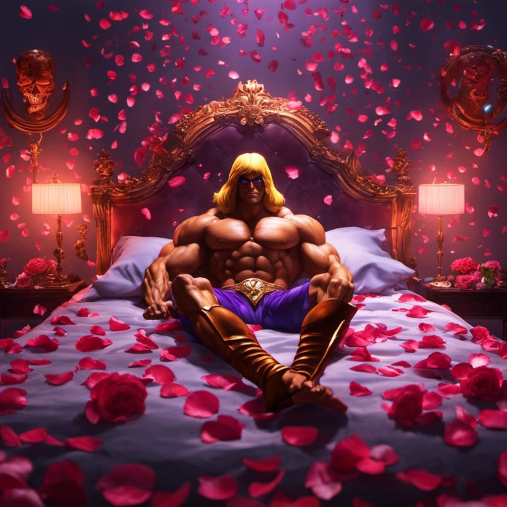 He-man waiting for skeletor