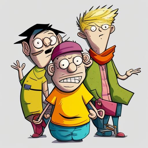 Cartoon Characters ~ Ed, Edd & Eddy