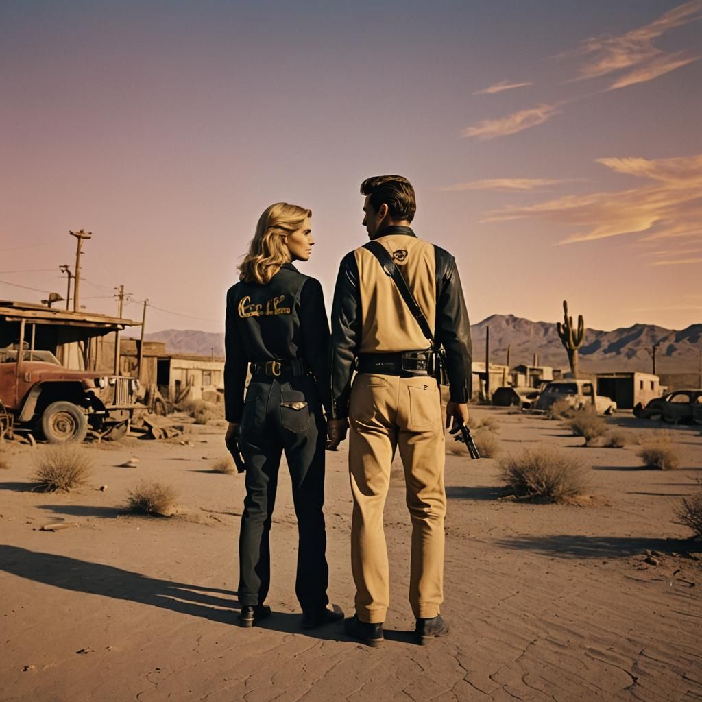 Skeeter Davis and Johnny Cash in Fallout Wasteland
