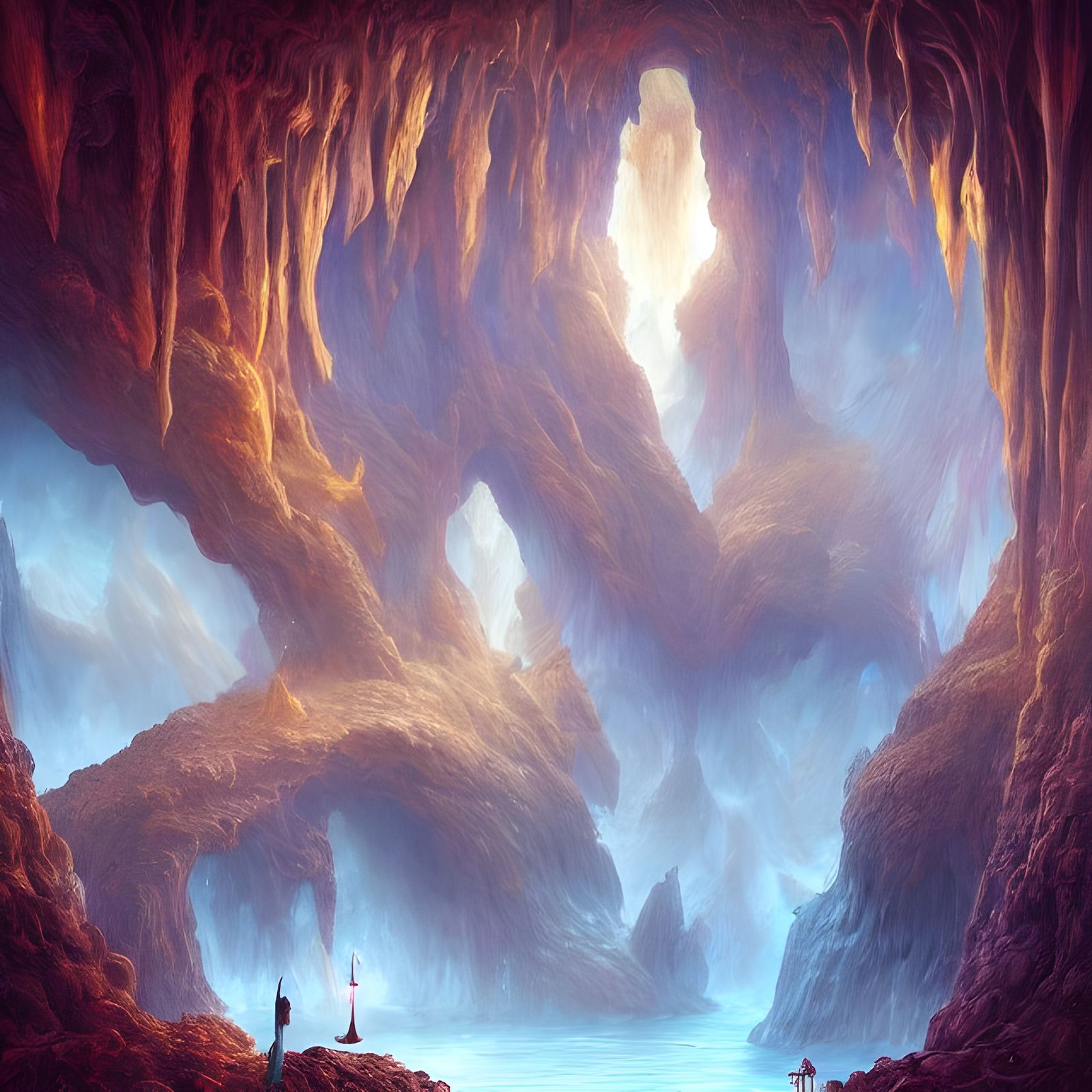 Astral Fire Dragon Cave with Elaborate Architecture