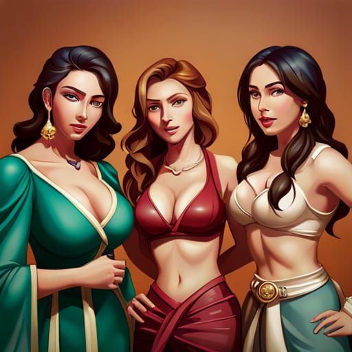 Anime Vampire Girl in Candy Art Style