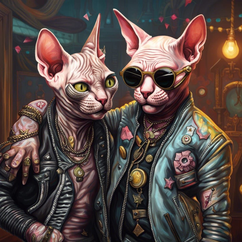 Sphynx Vacation Selfies - At The Rock Show Edition #petvacationselfies
