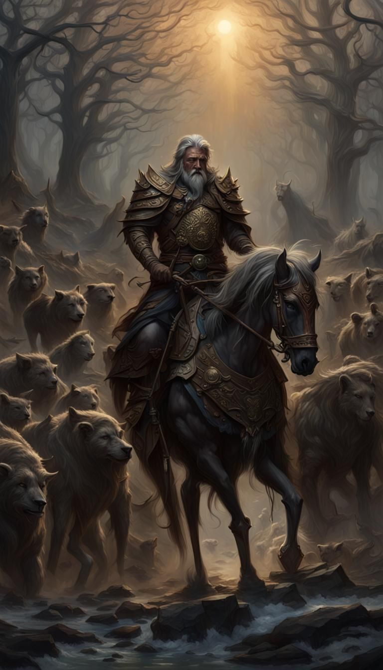 Dark Fantasy Gathering: Hyperdetailed Concept Art