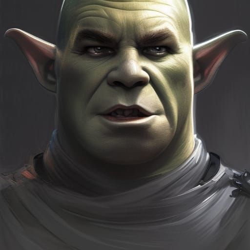 Shrek as a Sith Lord Concept Art