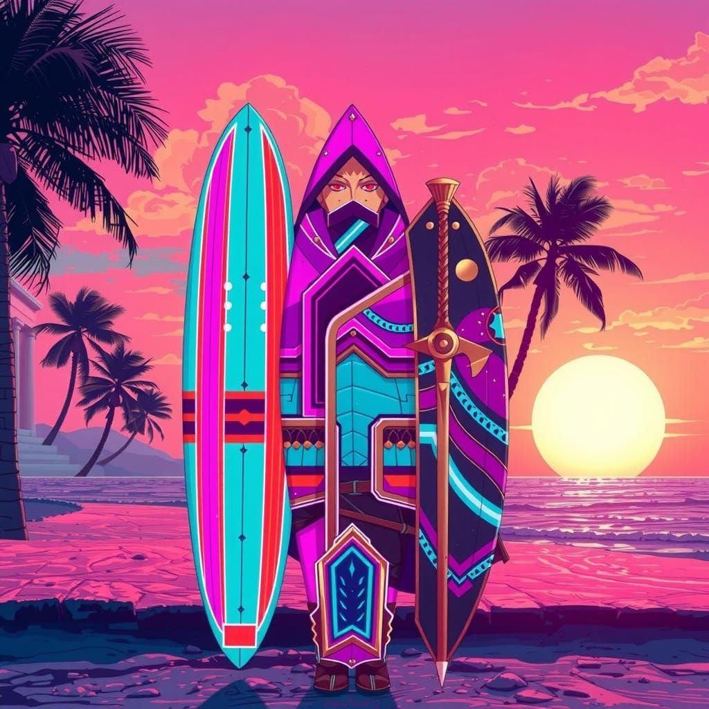 Heroic Annabeth Chase in Ancient Greek Temple Setting