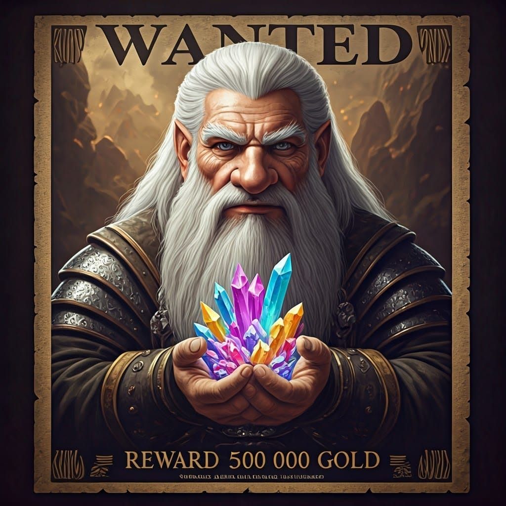 Wanted: Iridium Smuggler with Rainbow Crystals