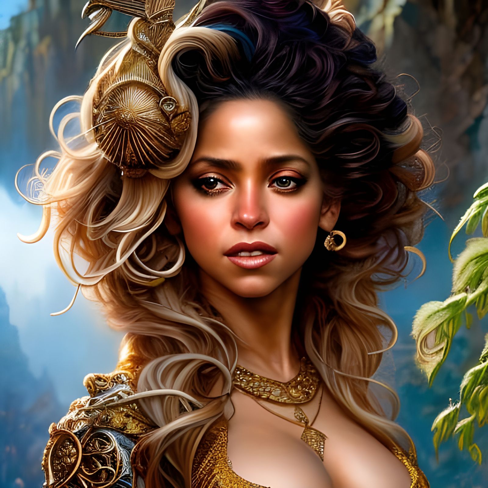 Hyperrealistic Portrait of a Beautiful Woman