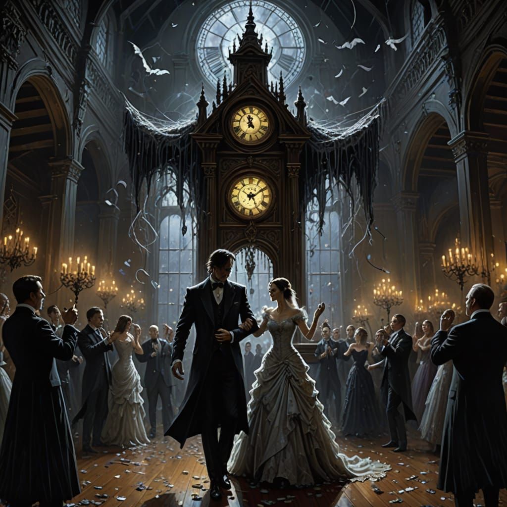 Gothic Ballroom Haunts Midnight Dance Party
