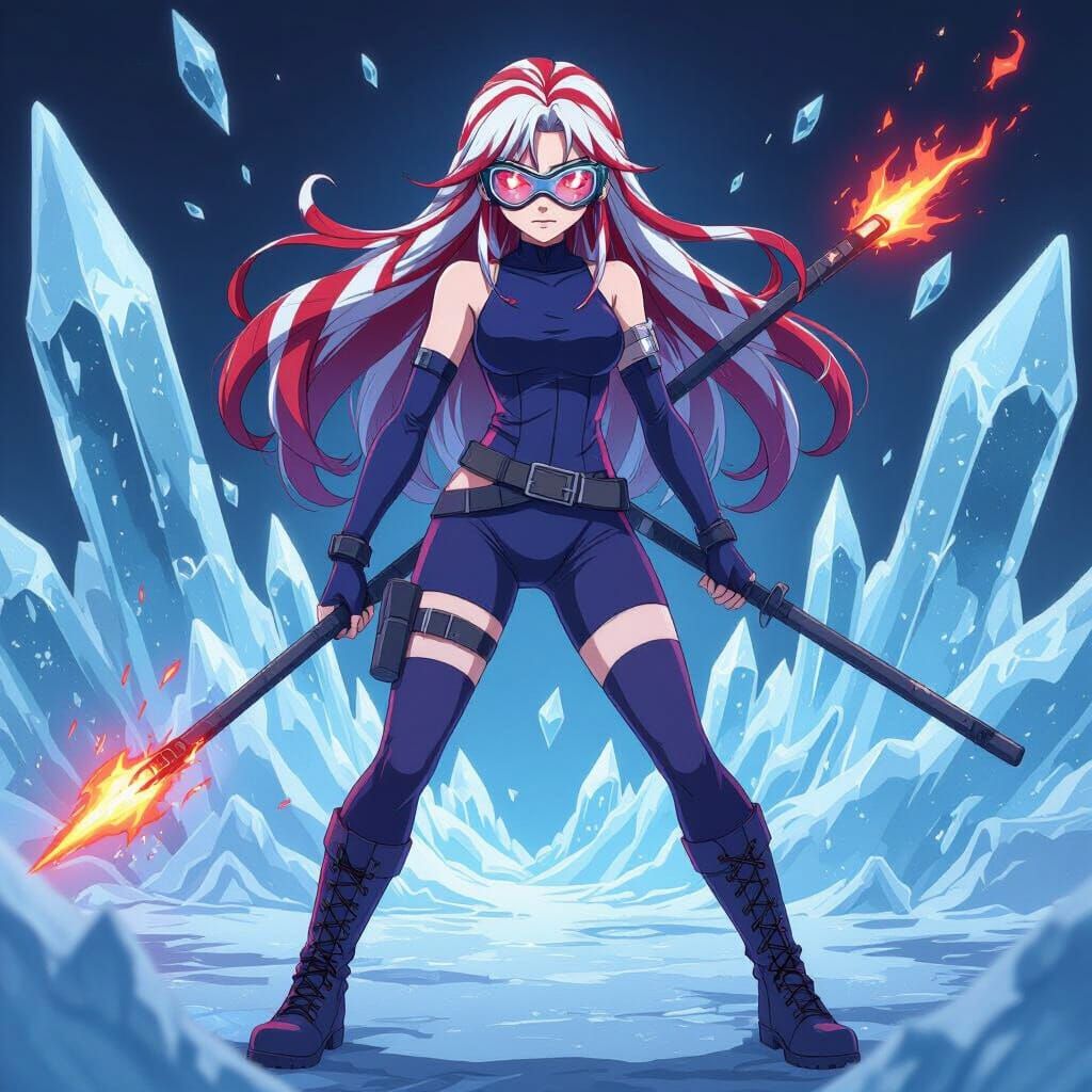 Anime Concept Art of Todoroki's Twin Sister