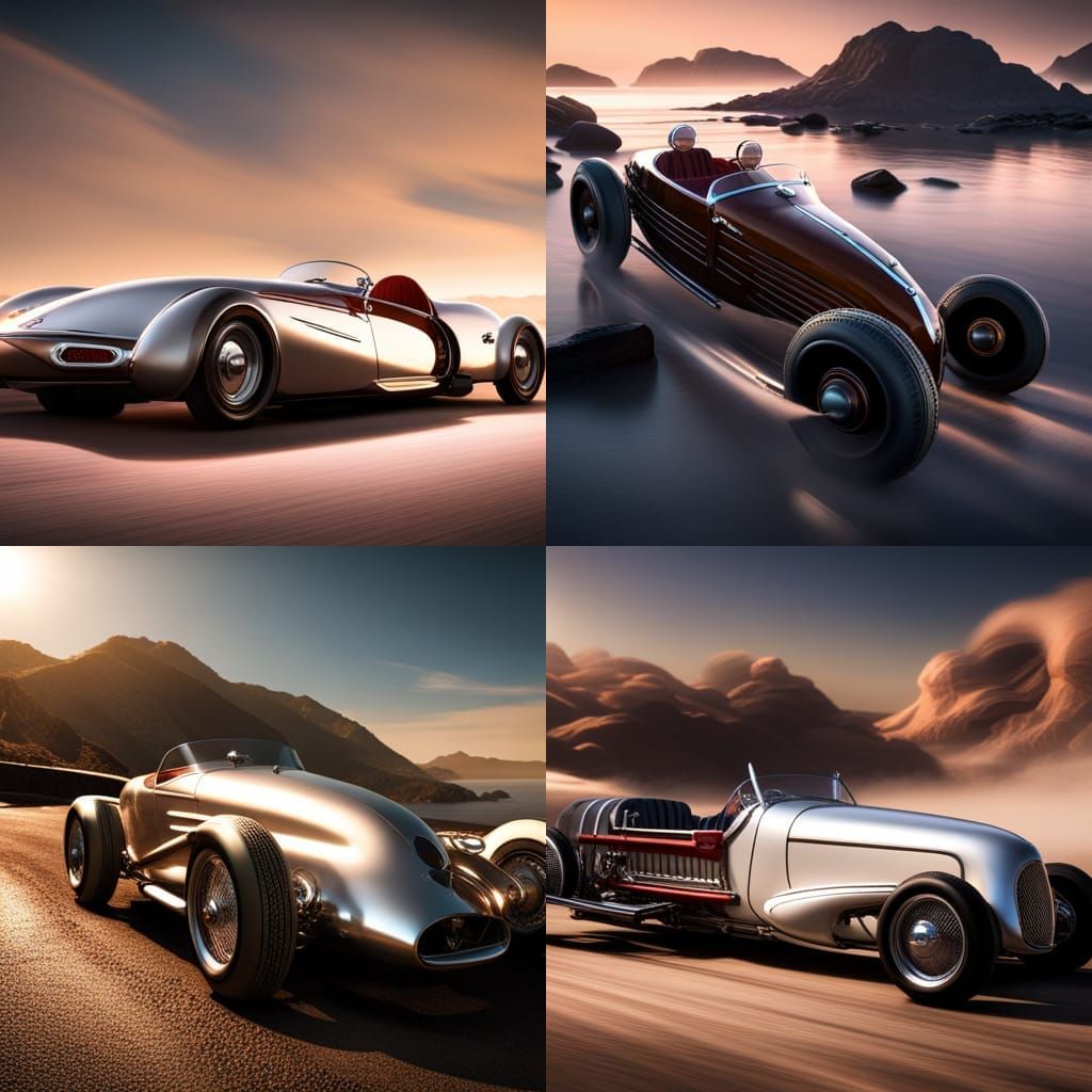 Auburn Boattail Speedster: 3D Game Cinematic Render