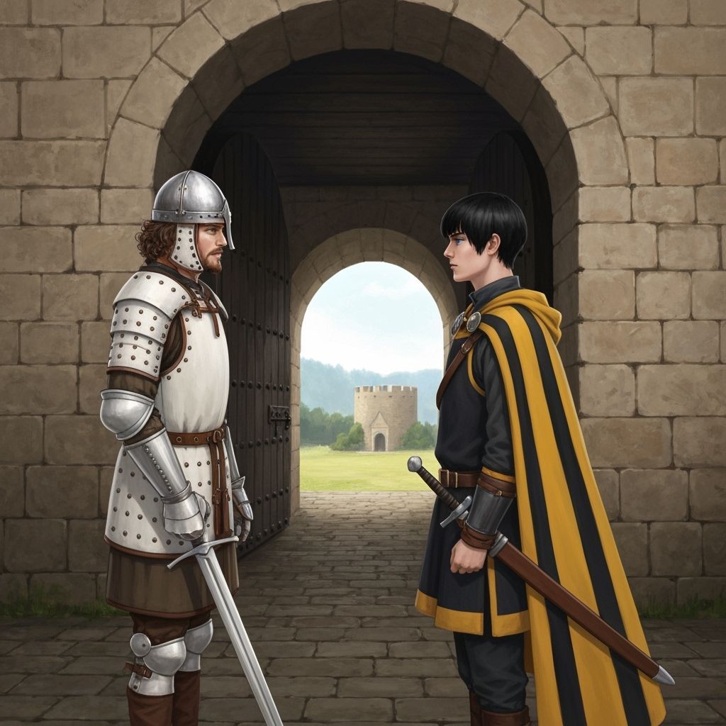 Medieval Lords Meet at Castle Gateway
