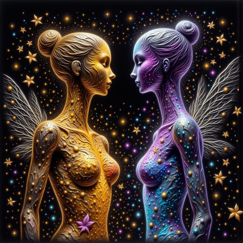 Radiant Fairies in Ethereal Light