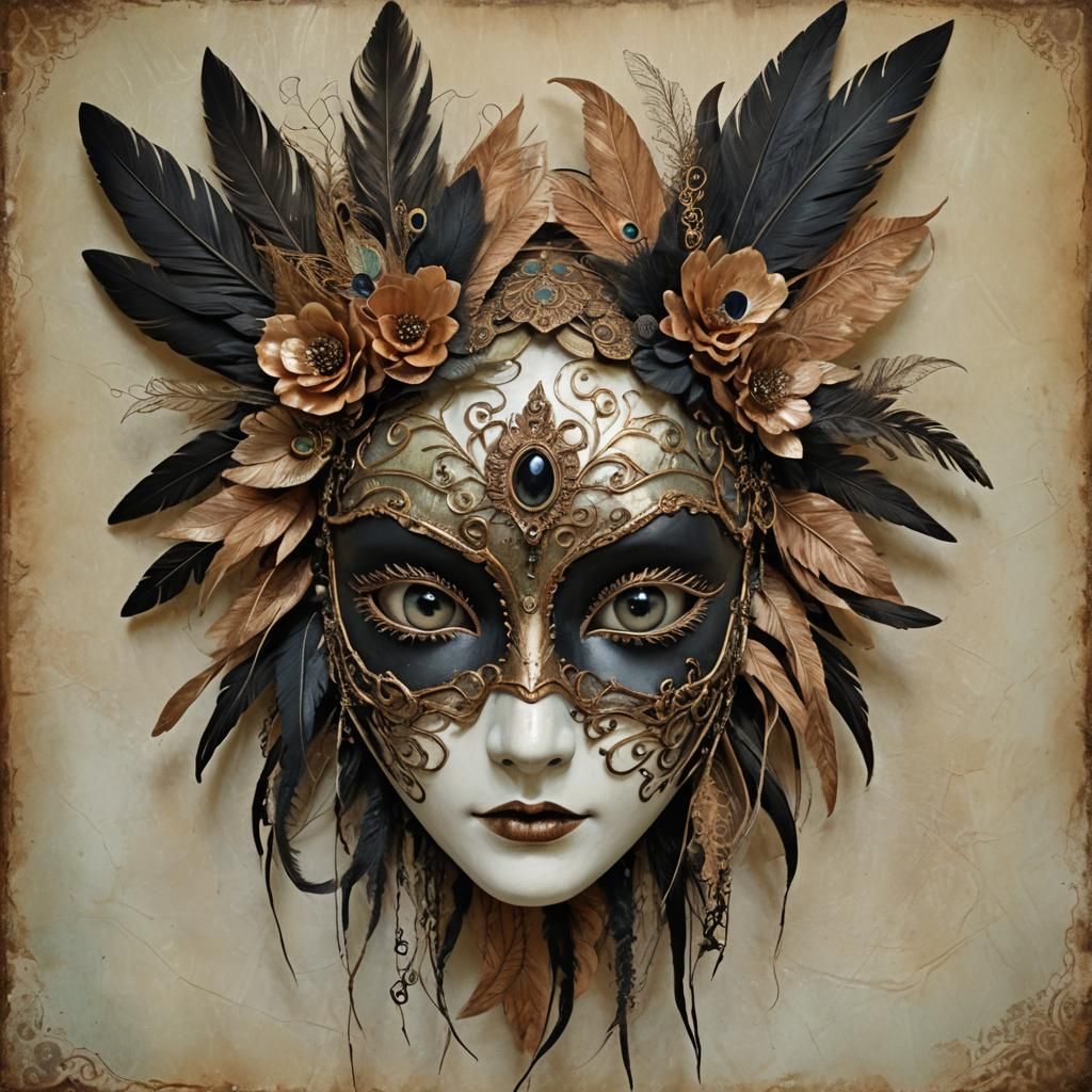 Creepy Adorable Mask with Twinkling Eyes