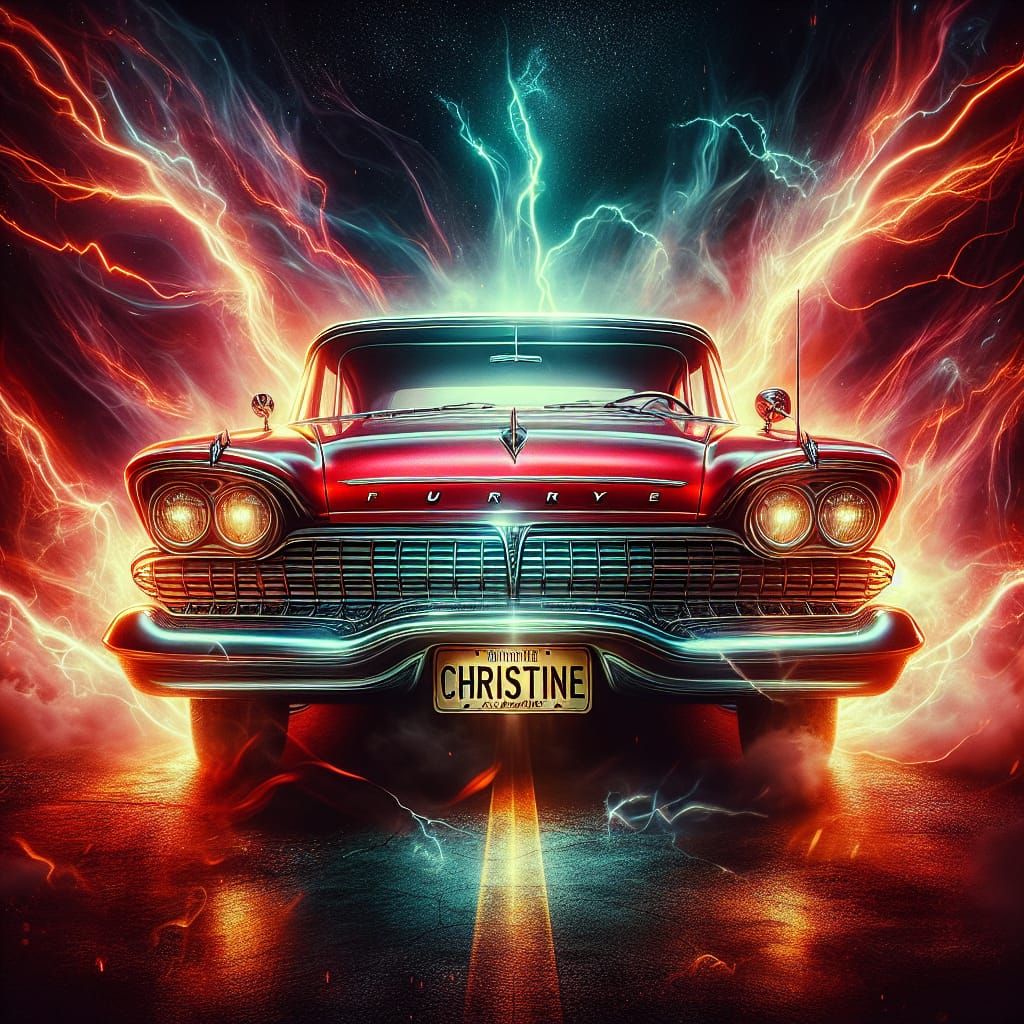 Ethereal 1958 Plymouth Fury Concept Art