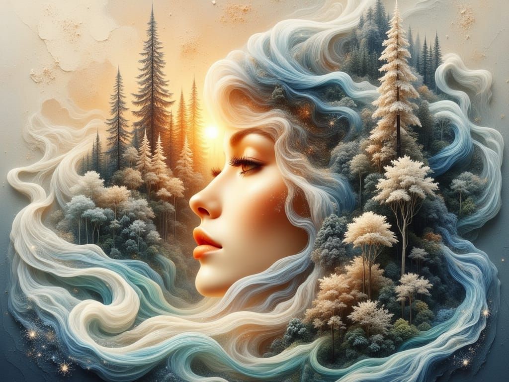 Surrealistic Panorama of Ethereal Beauty