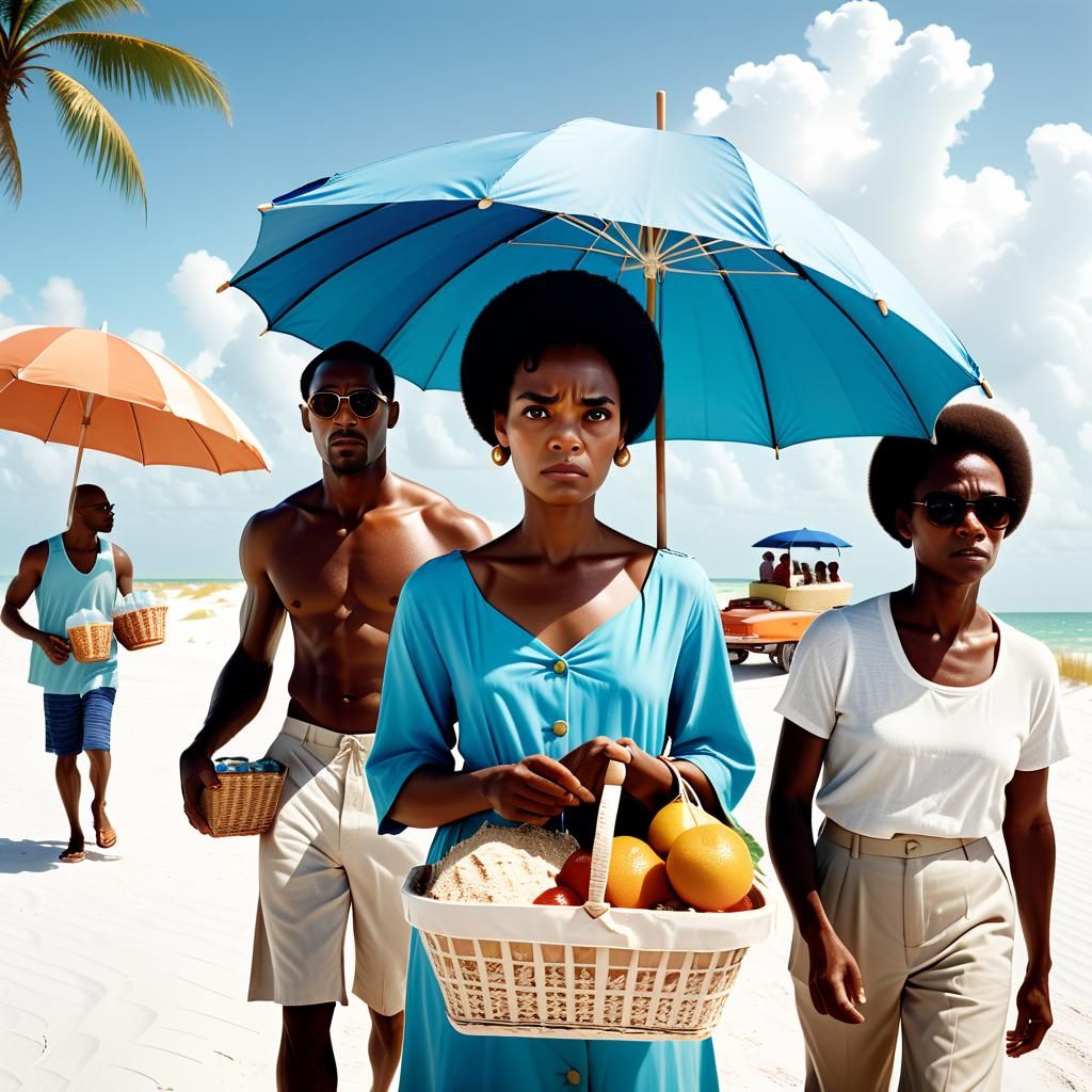 Black Family Vacationing in Miami with a Glimpse of Racial I...