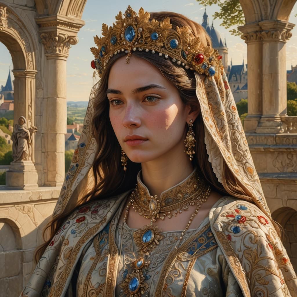 Renaissance Portrait of a Young French Queen