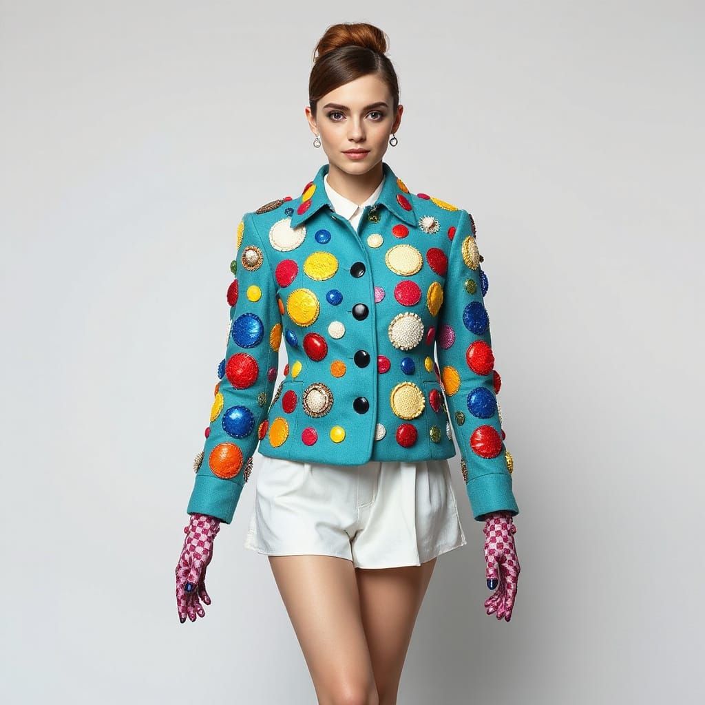 Fashion & Wearable Art Textured Dots