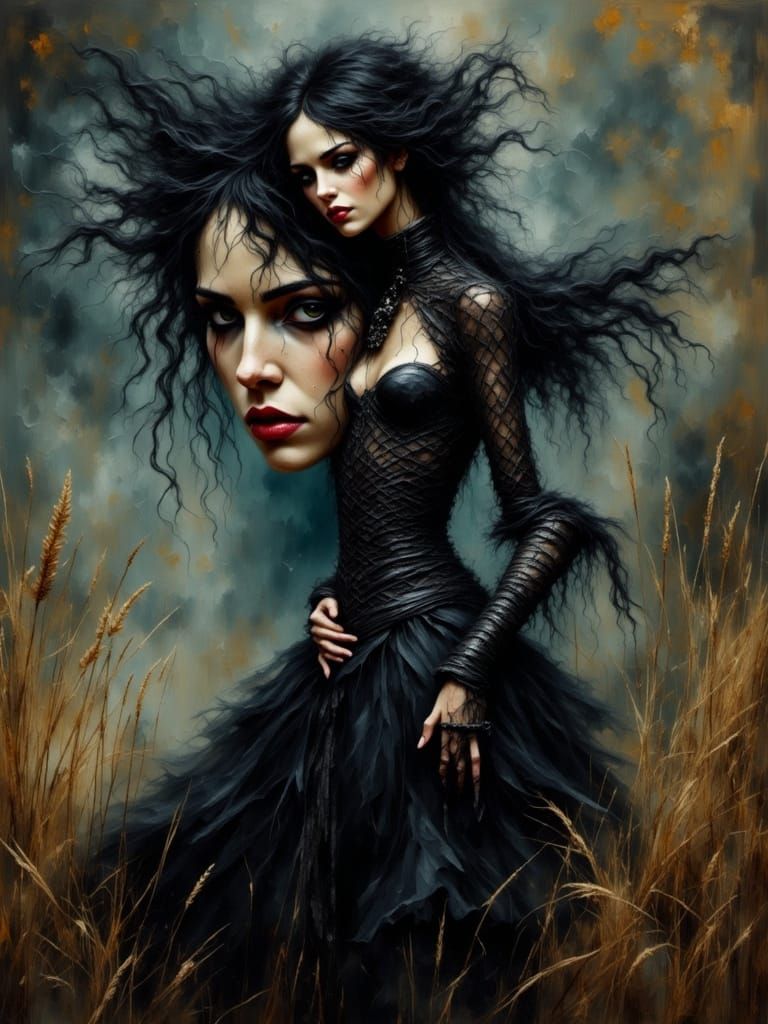 Hellraiser Women in Dark Victorian Style