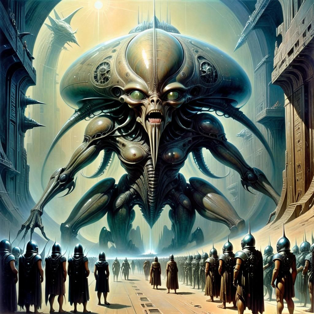 Epic Sci-Fi Invasion by Ancient Regal Aliens