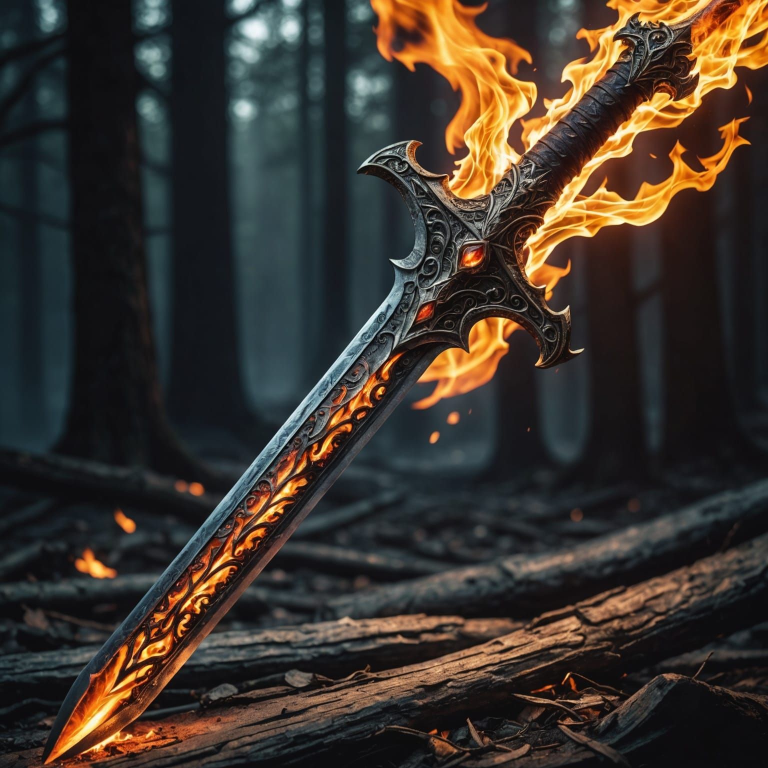 fire elemental sword