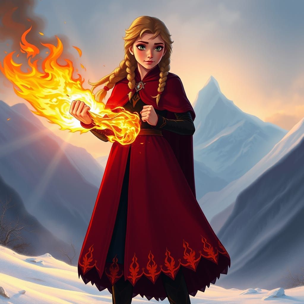 Epic Fantasy Villainess Anna Unleashes Fiery Fury