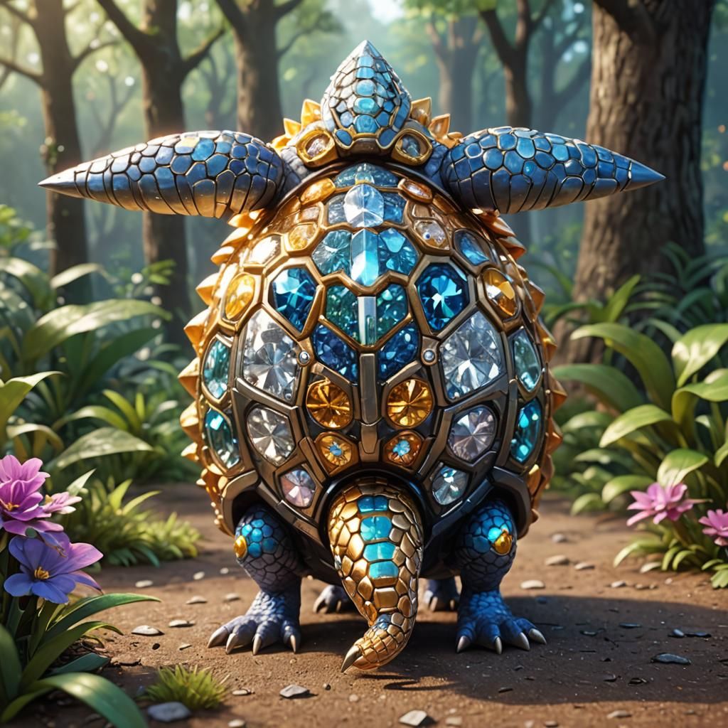 Diamond Armadillo: A New Pokemon Design