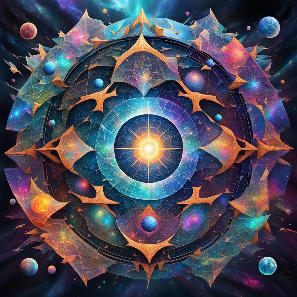 Holographic Shattered World: A Cosmic Illustration