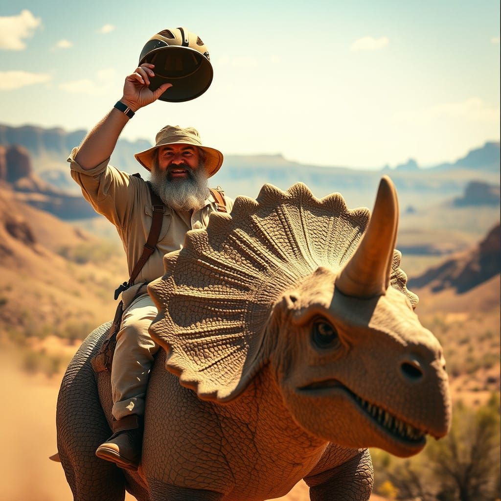 Thrilling Adventure of a 50-Year-Old Geologist Riding a Tric...