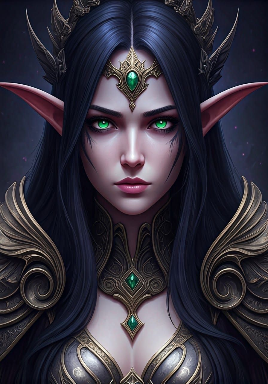 Ethereal Fantasy Portraits in Anime-Inspired Style