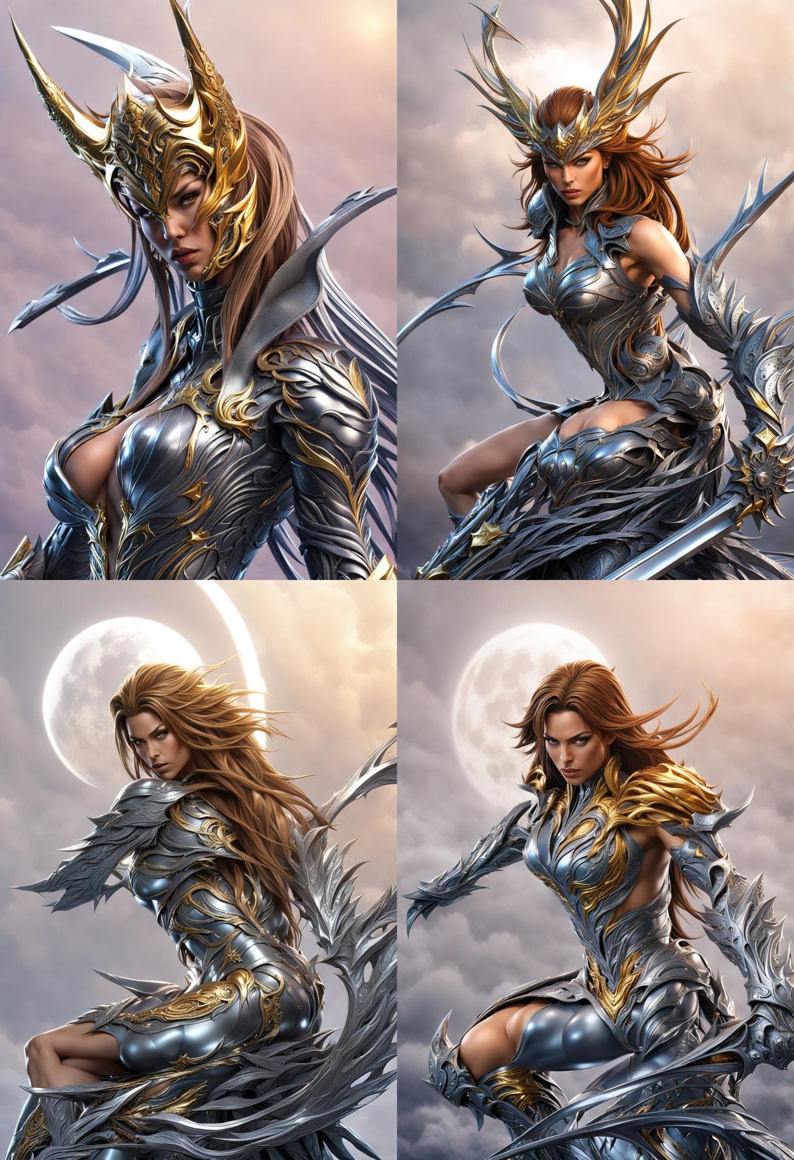 Anime Witchblade with Liquid Metal Armor