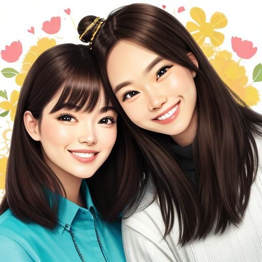 AI Generated Image of Cute Smiles